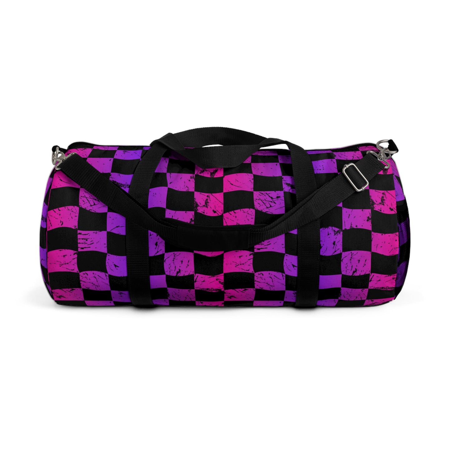 Hellfire BMX Rainbow Check Duffel Bag | Skate Travel Gear