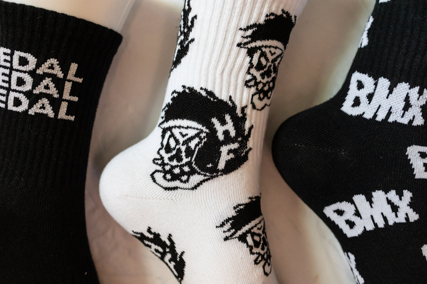 Rad BMX Socks - Warm, Comfortable & Stylish - HellfireBMX - Your Lucky Racing Socks for BMX