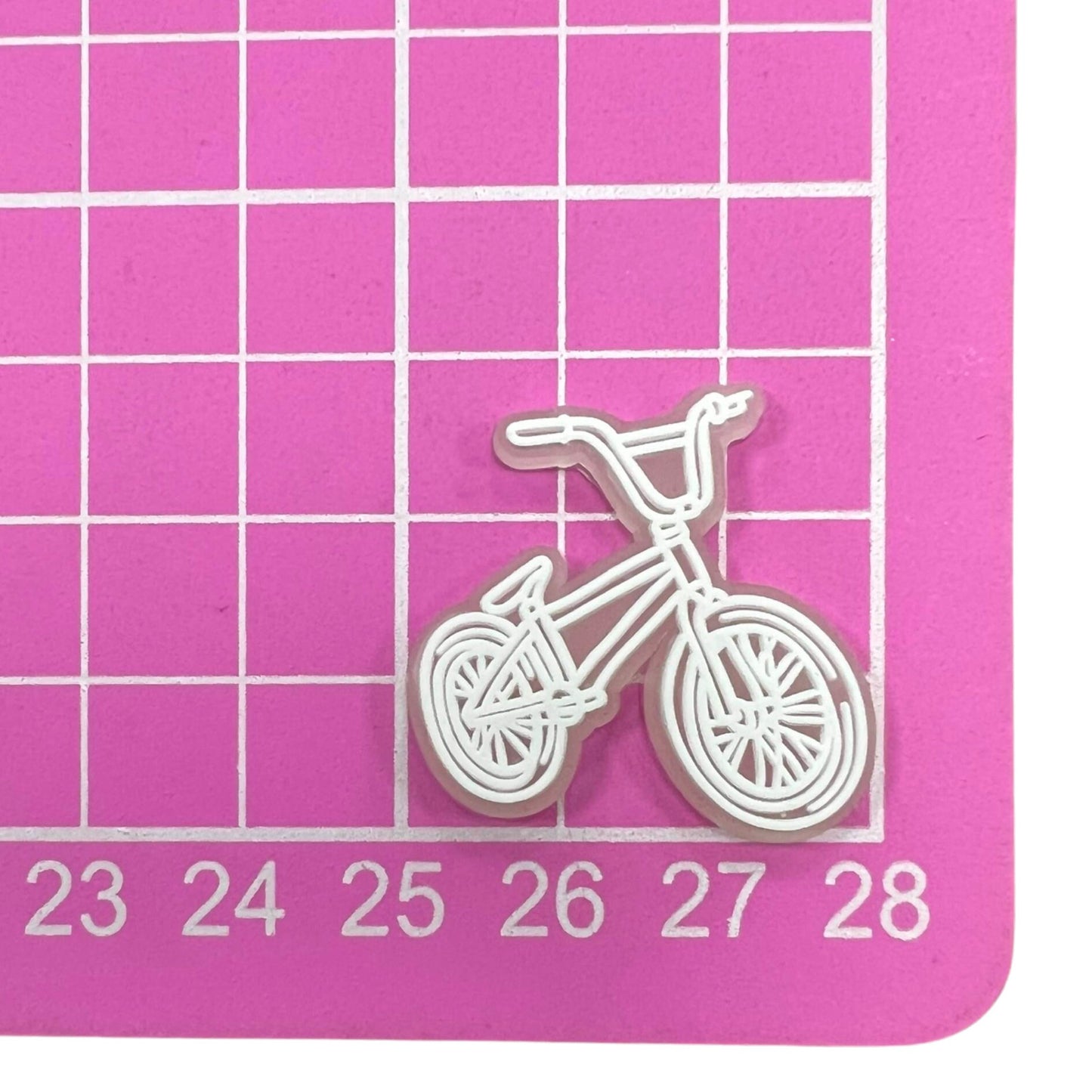 BMX Bike Glow in the Dark Croc Charm