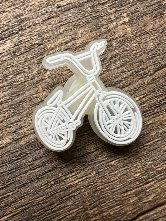 BMX Bike Glow in the Dark Croc Charm