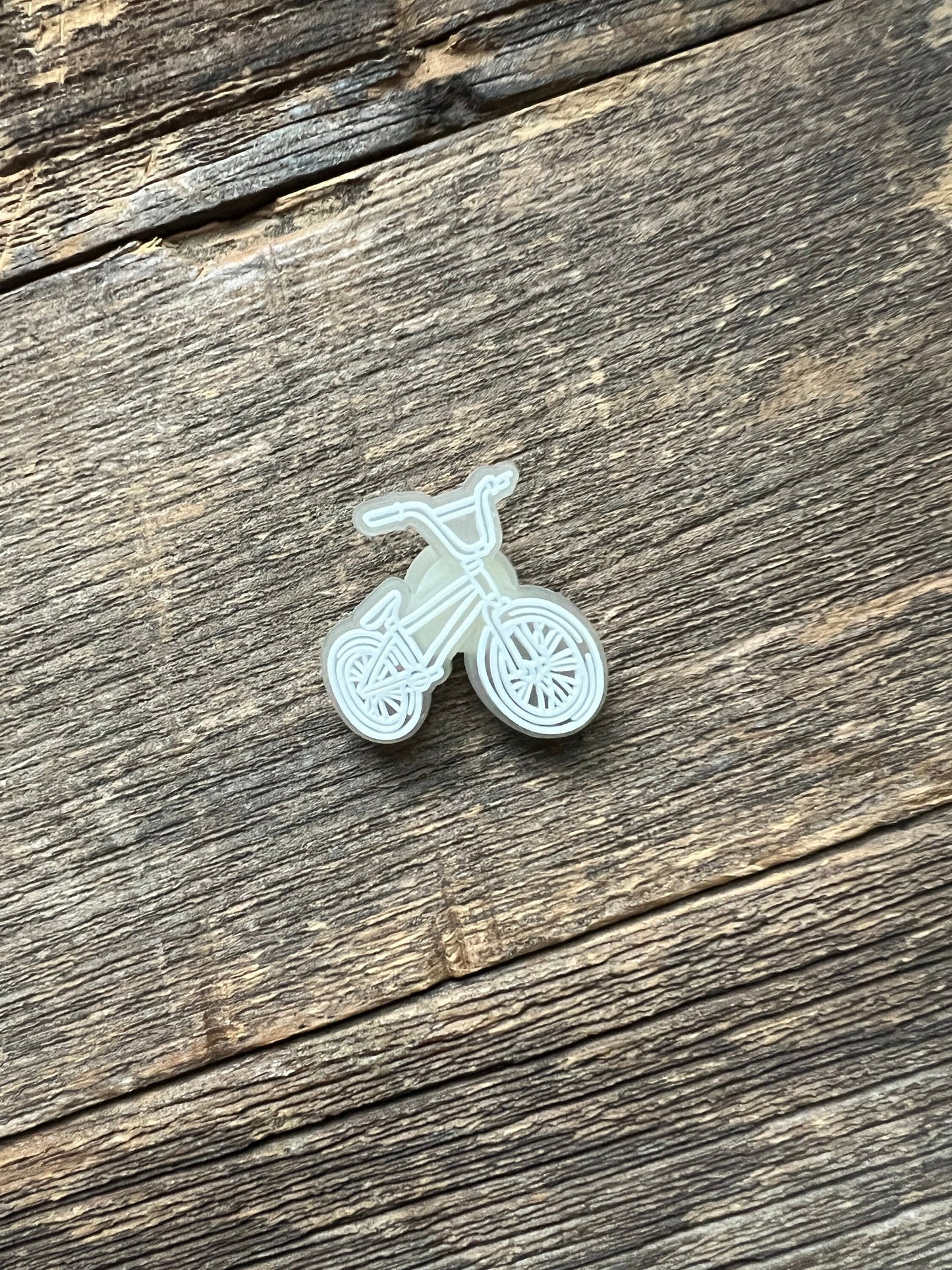 BMX Bike Glow in the Dark Croc Charm