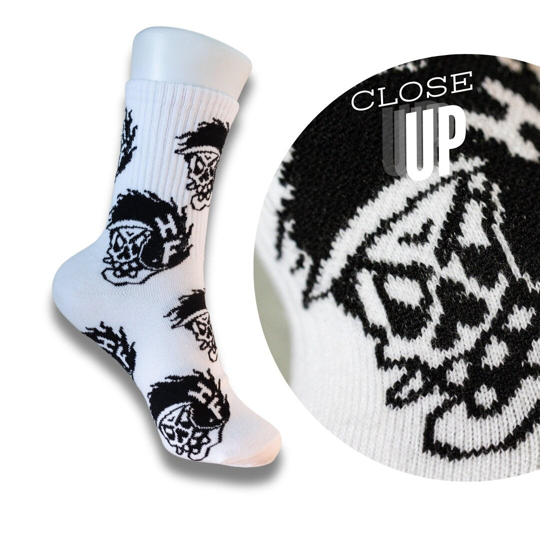 Rad BMX Socks - Warm, Comfortable & Stylish - HellfireBMX - Your Lucky Racing Socks for BMX