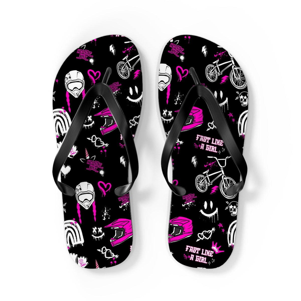 HellfireBMX Flip Flops – Cushioned Summer Sandals