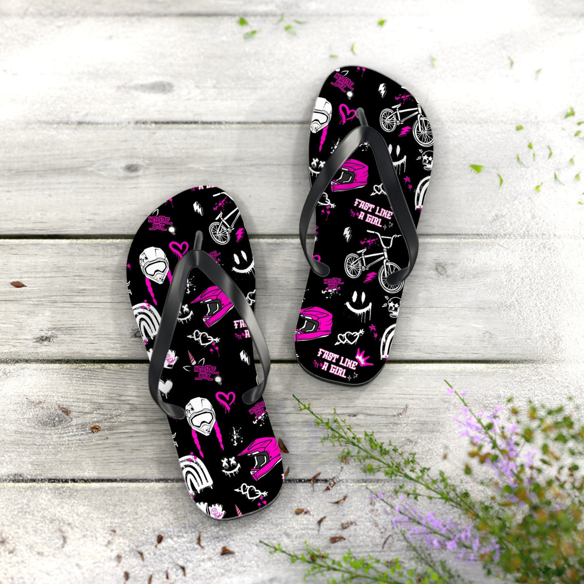 HellfireBMX Flip Flops – Cushioned Summer Sandals