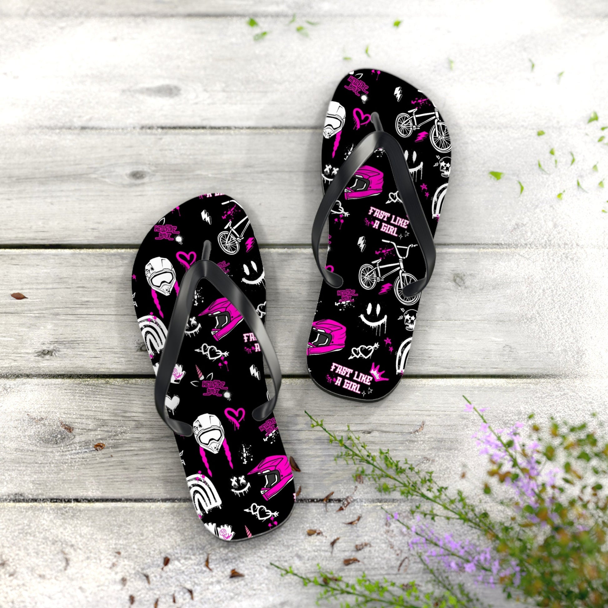 HellfireBMX Flip Flops – Cushioned Summer Sandals