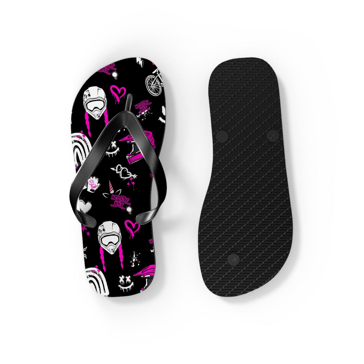 HellfireBMX Flip Flops - Fast Like a Girl BMX flip flops