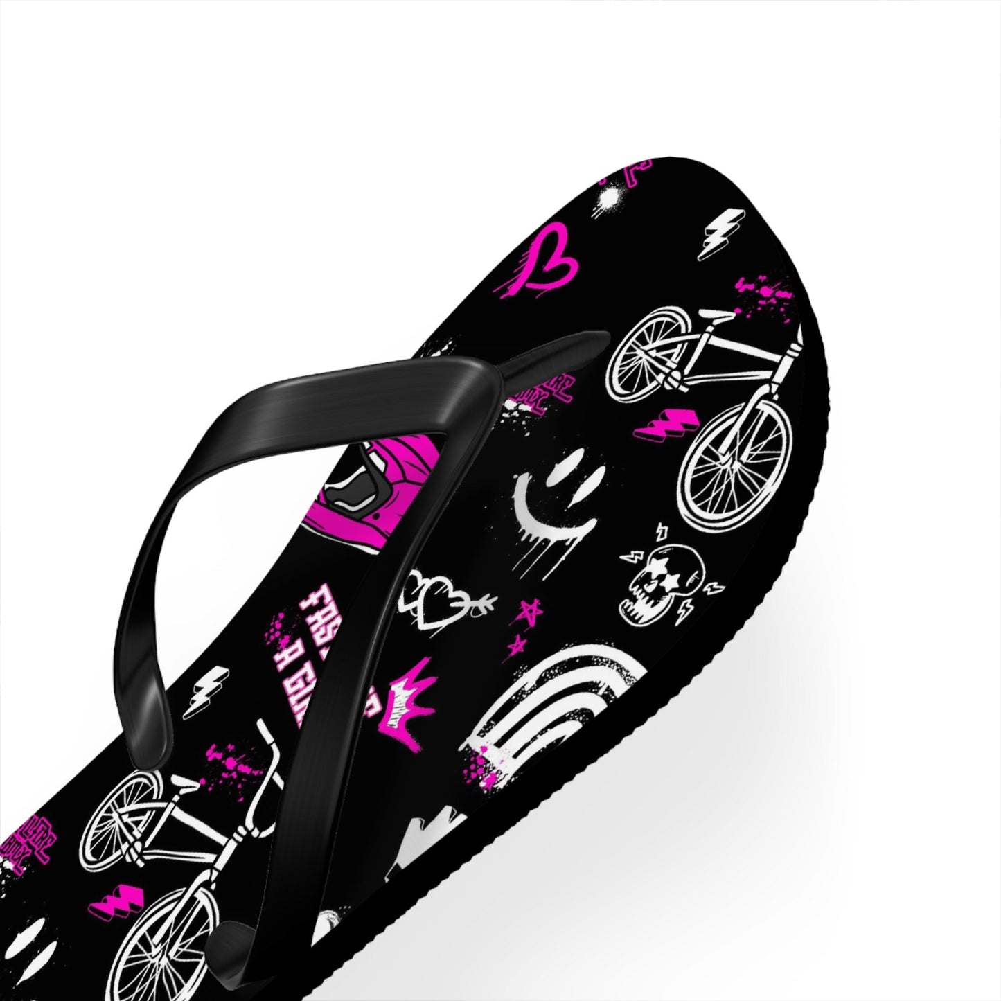 HellfireBMX Flip Flops - Fast Like a Girl BMX flip flops