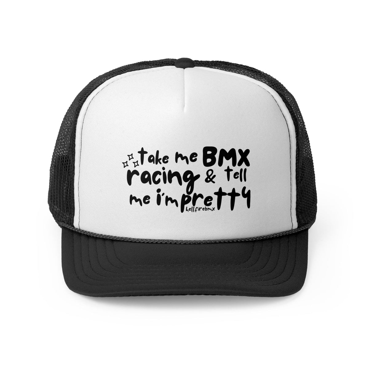 BMX Racing Trucker Cap: "Take Me Racing" Foam Hat