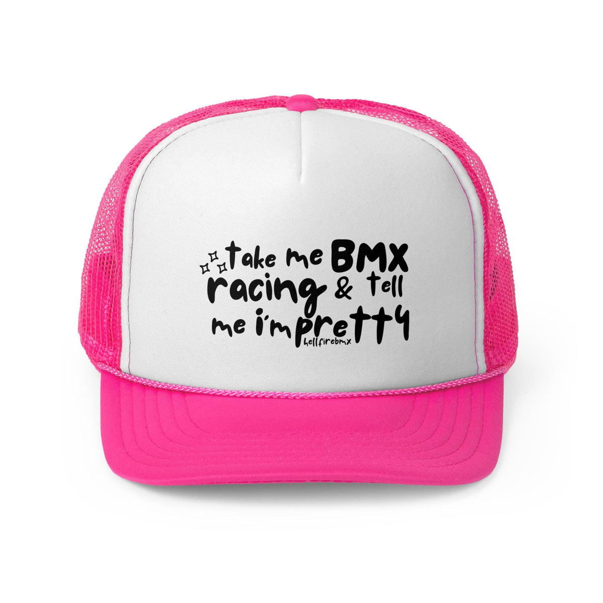 BMX Racing Trucker Cap: "Take Me Racing" Foam Hat