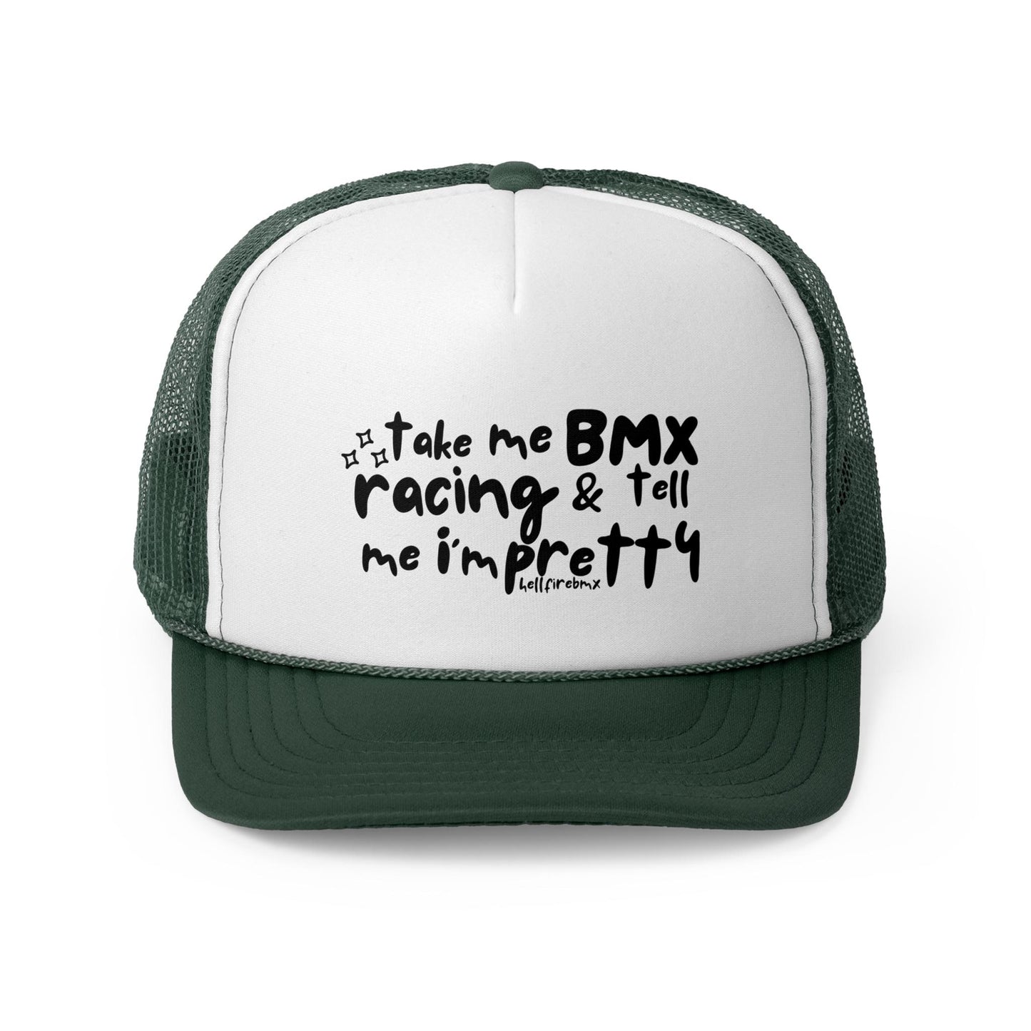 BMX Racing Trucker Cap: "Take Me Racing" Foam Hat