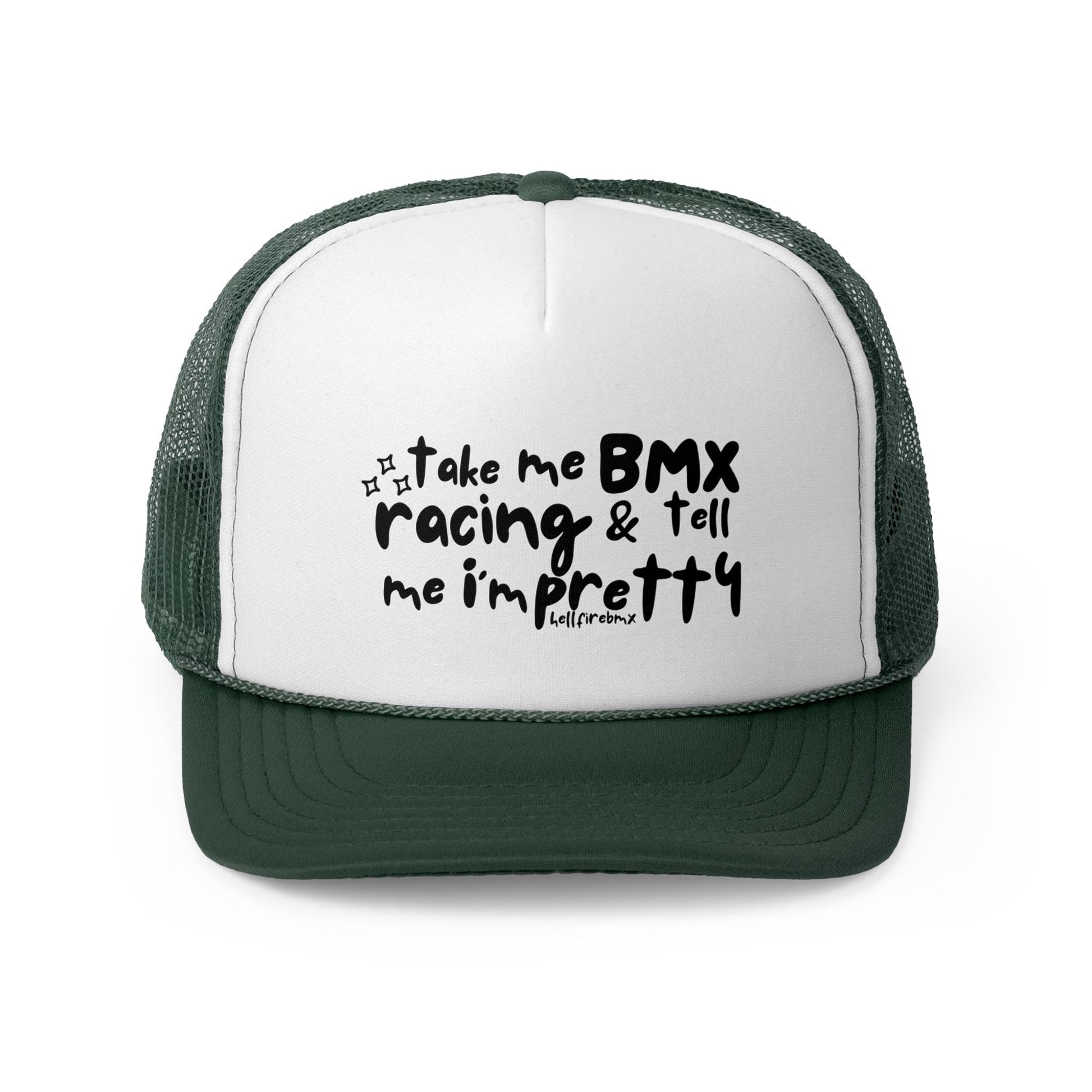 BMX Racing Trucker Cap: "Take Me Racing" Foam Hat