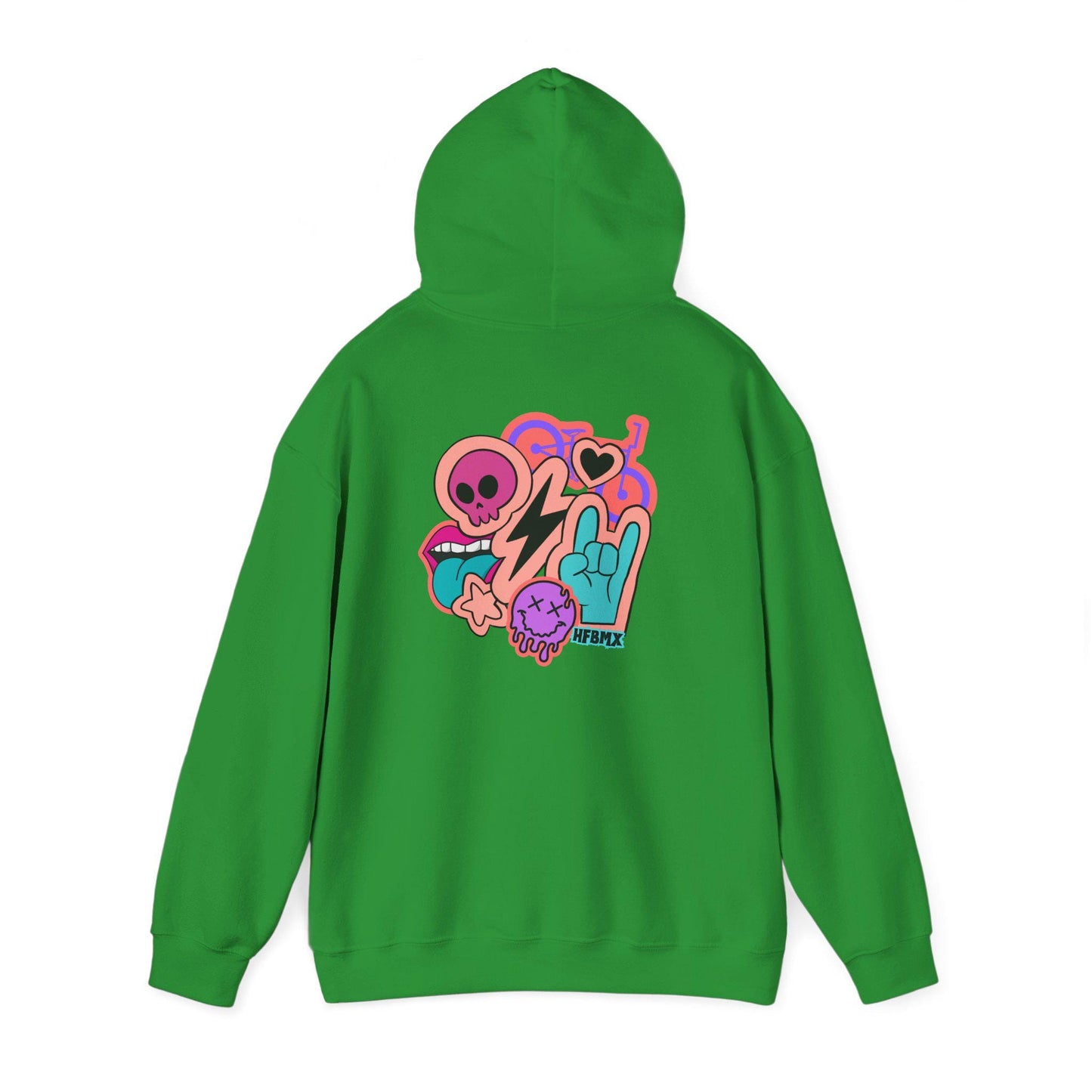 Hellfire BMX Hoodie: Adult Girls DTF Print