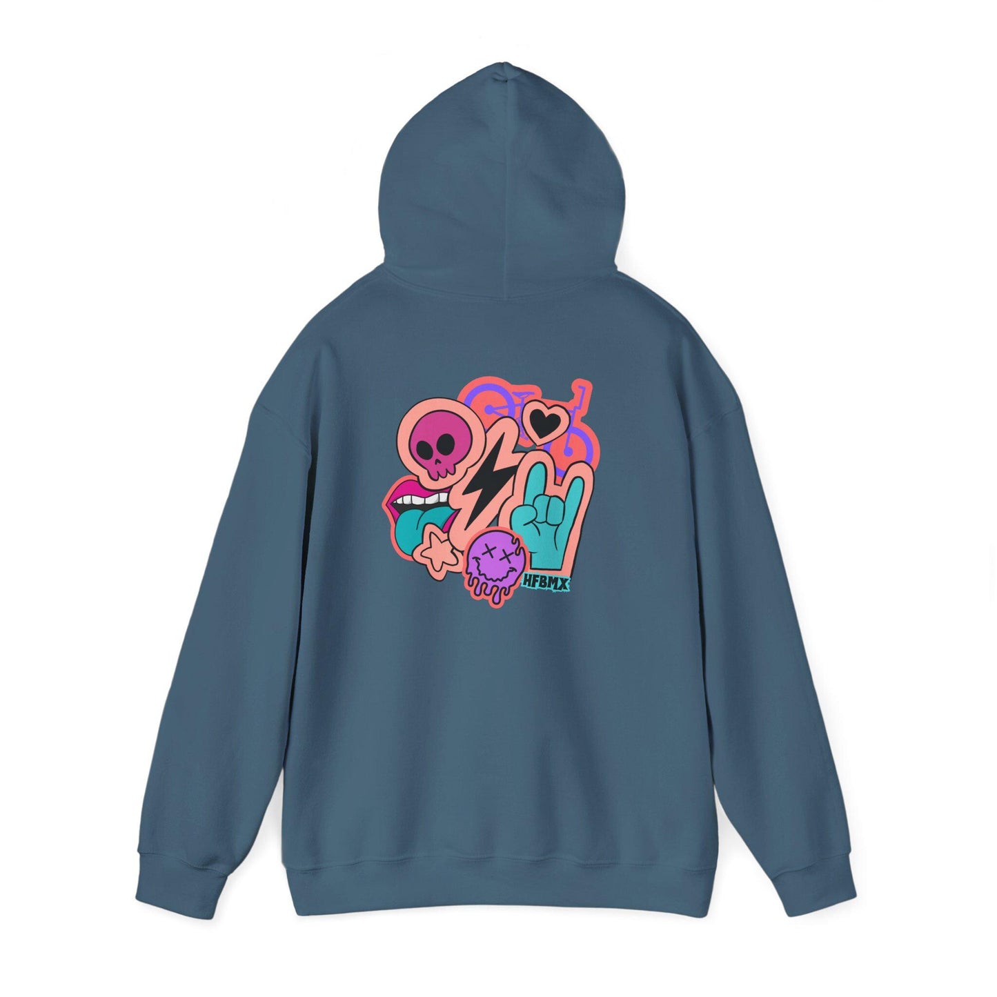 Hellfire BMX Hoodie: Adult Girls DTF Print