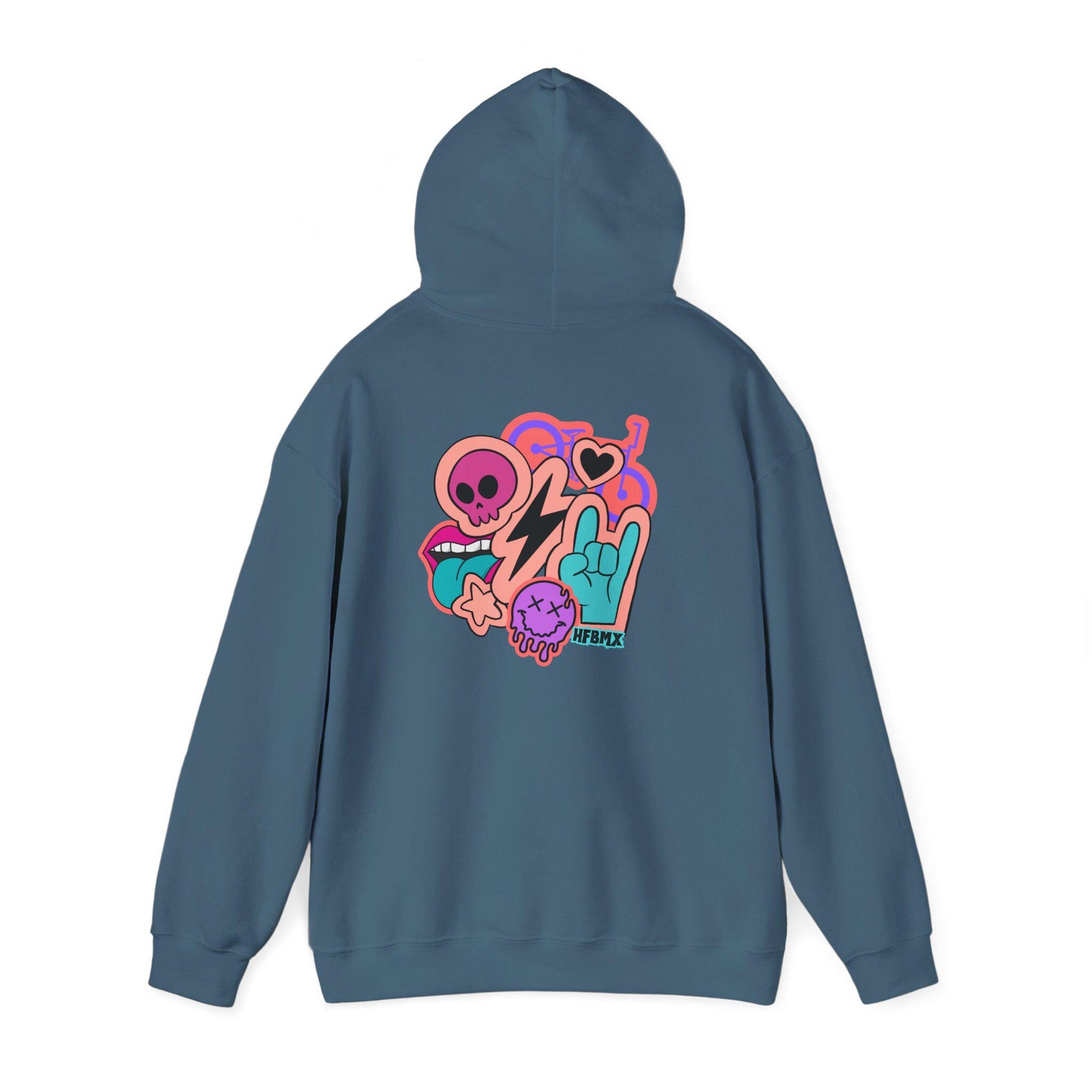 Hellfire BMX Hoodie: Adult Girls DTF Print