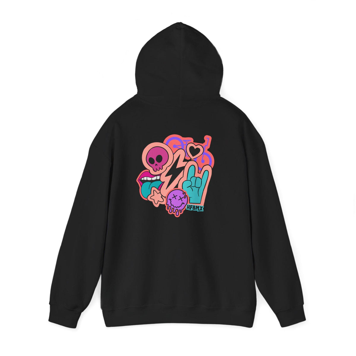Hellfire BMX Hoodie: Adult Girls DTF Print