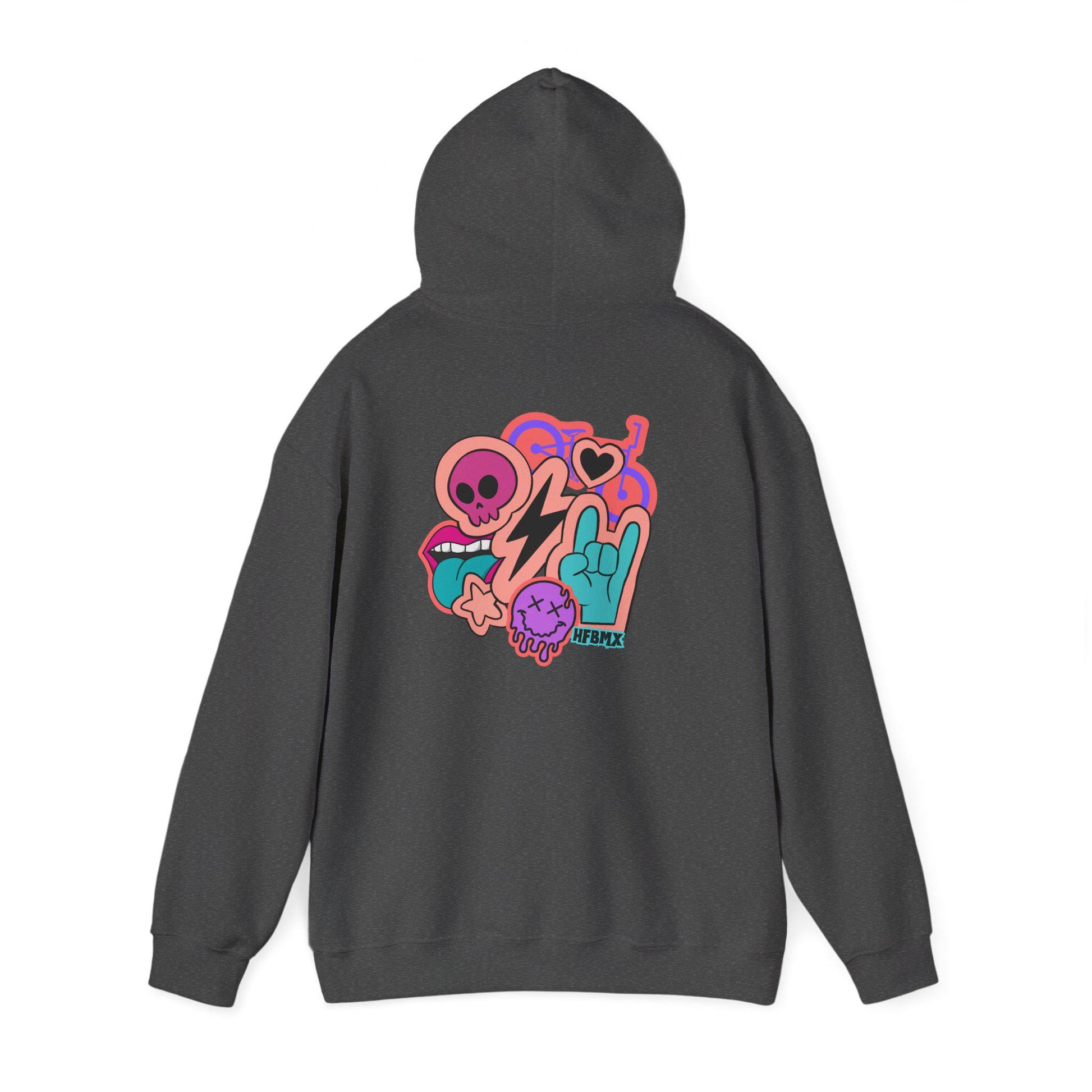 Hellfire BMX Hoodie: Adult Girls DTF Print