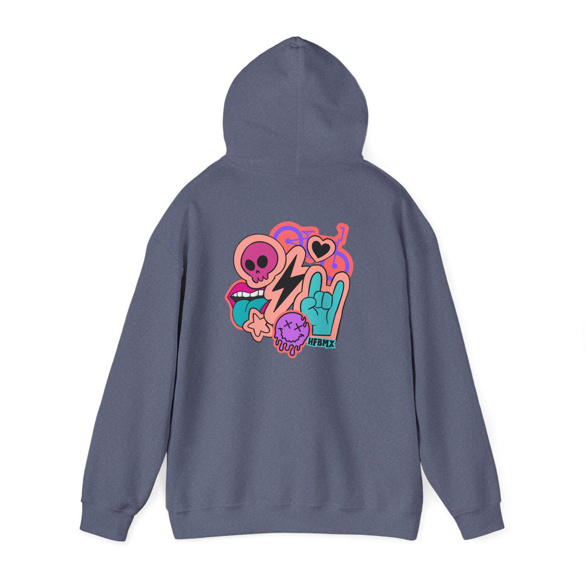Hellfire BMX Hoodie: Adult Girls DTF Print