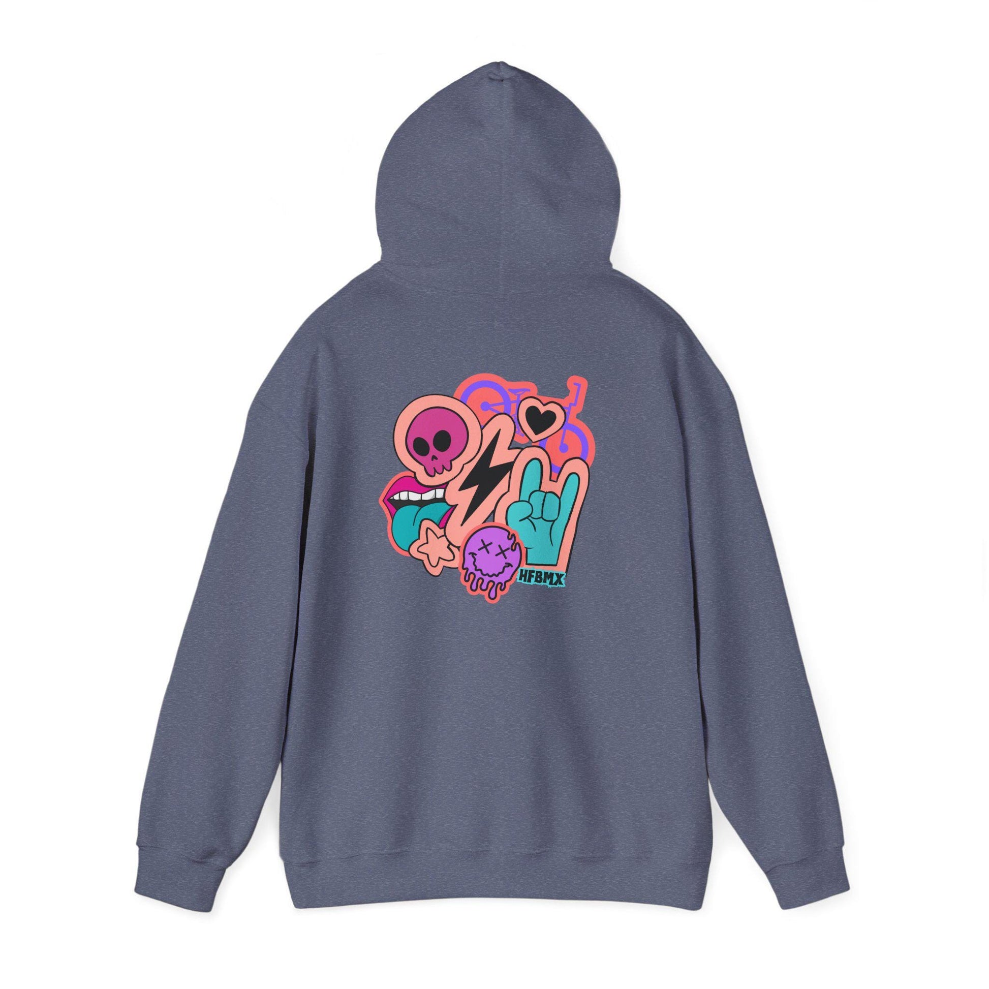 Hellfire BMX Hoodie: Adult Girls DTF Print