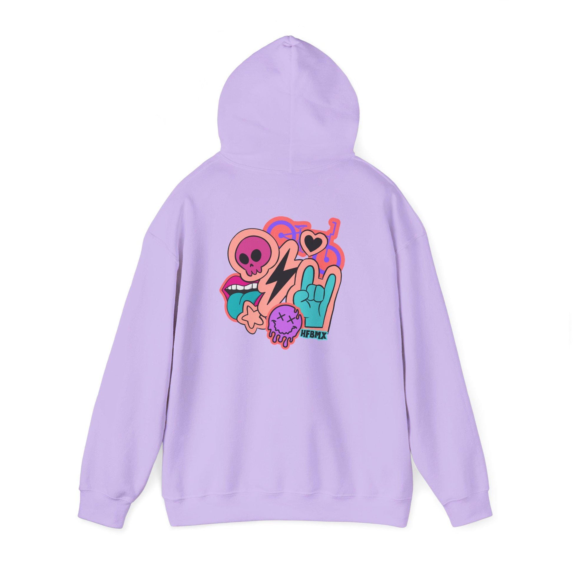 Hellfire BMX Hoodie: Adult Girls DTF Print