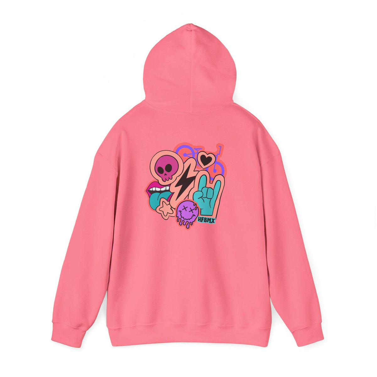 Hellfire BMX Hoodie: Adult Girls DTF Print