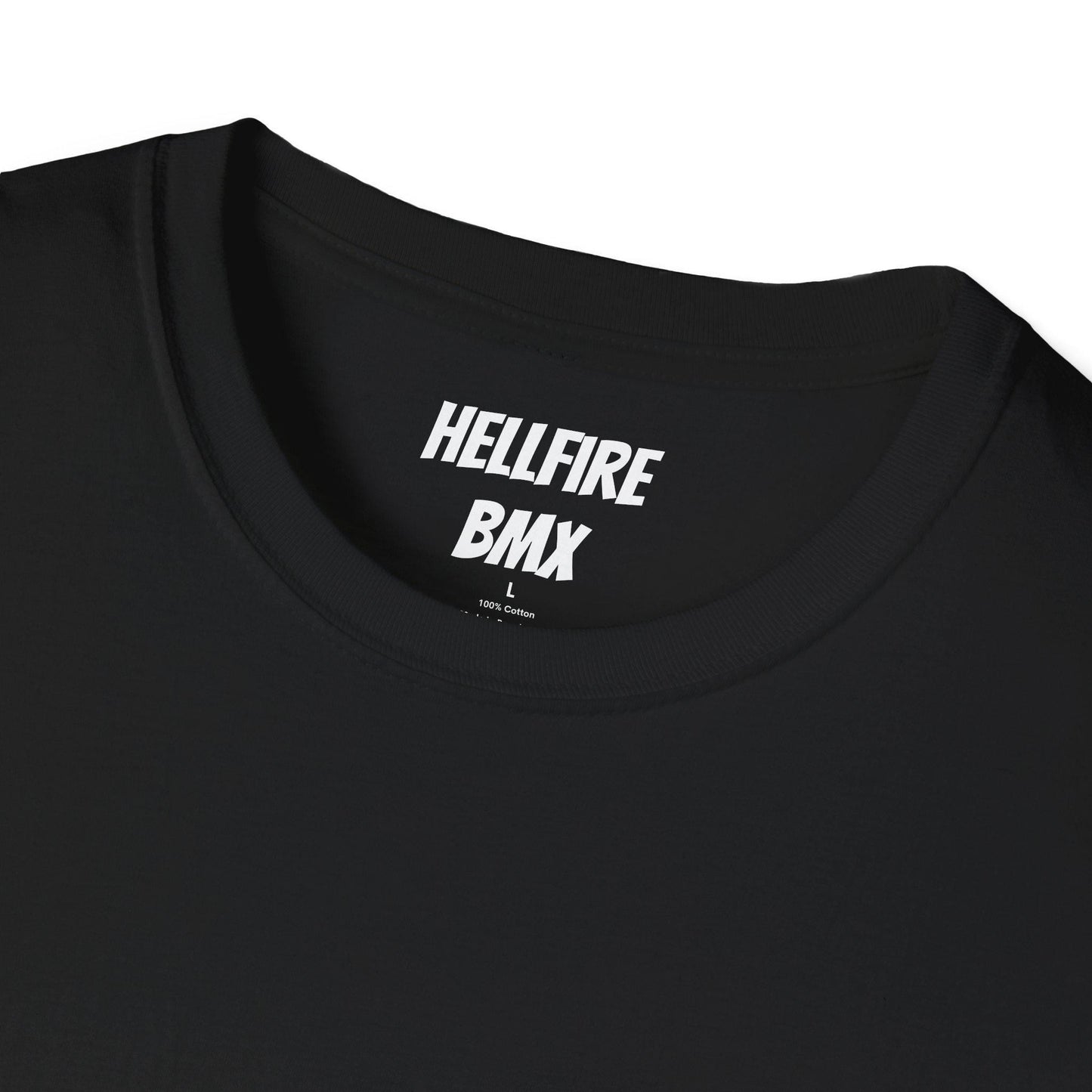 Hellfire BMX Unisex Softstyle T-Shirt, Rebel Rider Tee