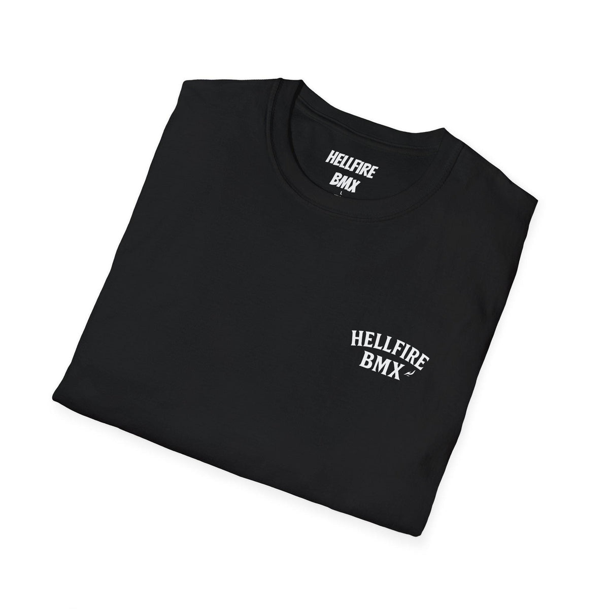 Hellfire BMX Unisex Softstyle T-Shirt, Rebel Rider Tee