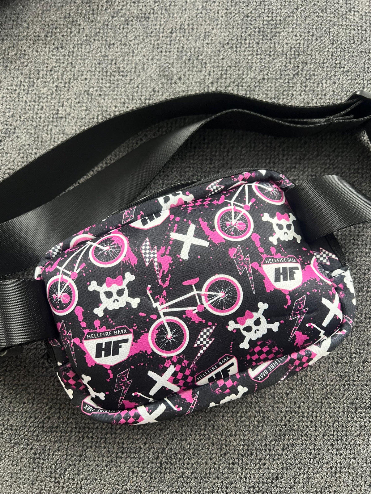 Bmx Fanny Pack Purse - Hellfire BMX