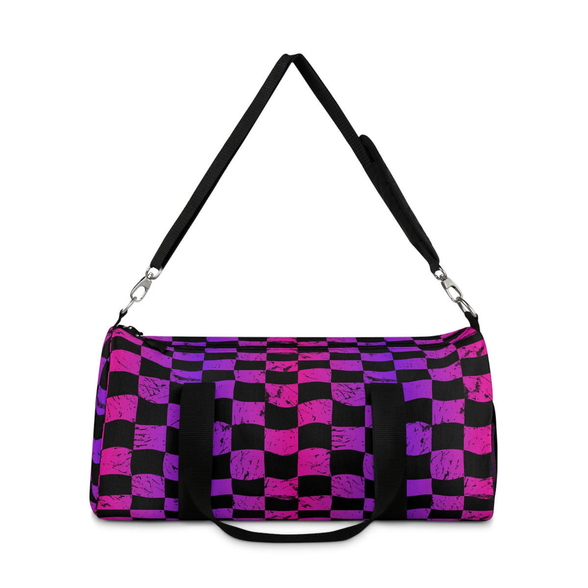 Hellfire BMX Rainbow Check Duffel Bag | Skate Travel Gear