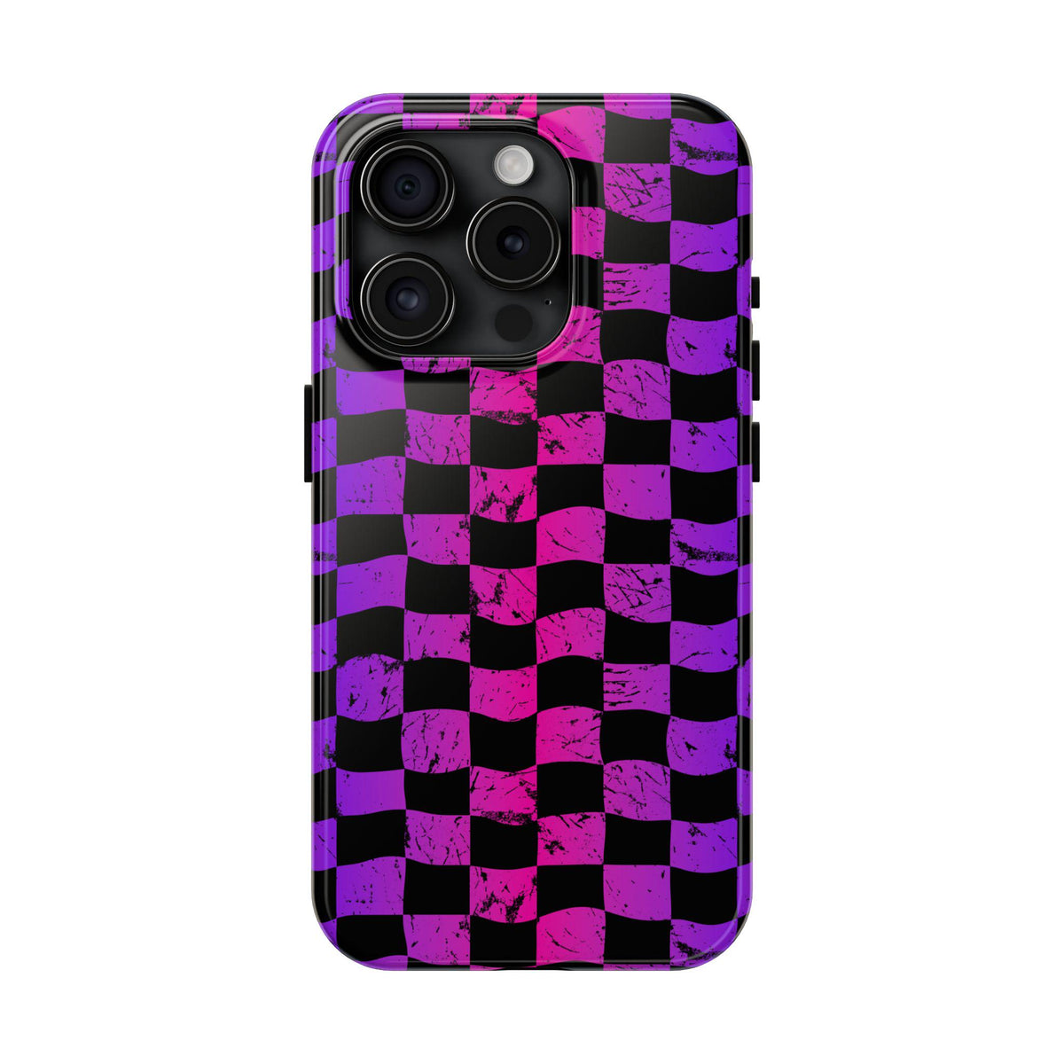 Rainbow Checkered iPhone Case | Tough Phone Case