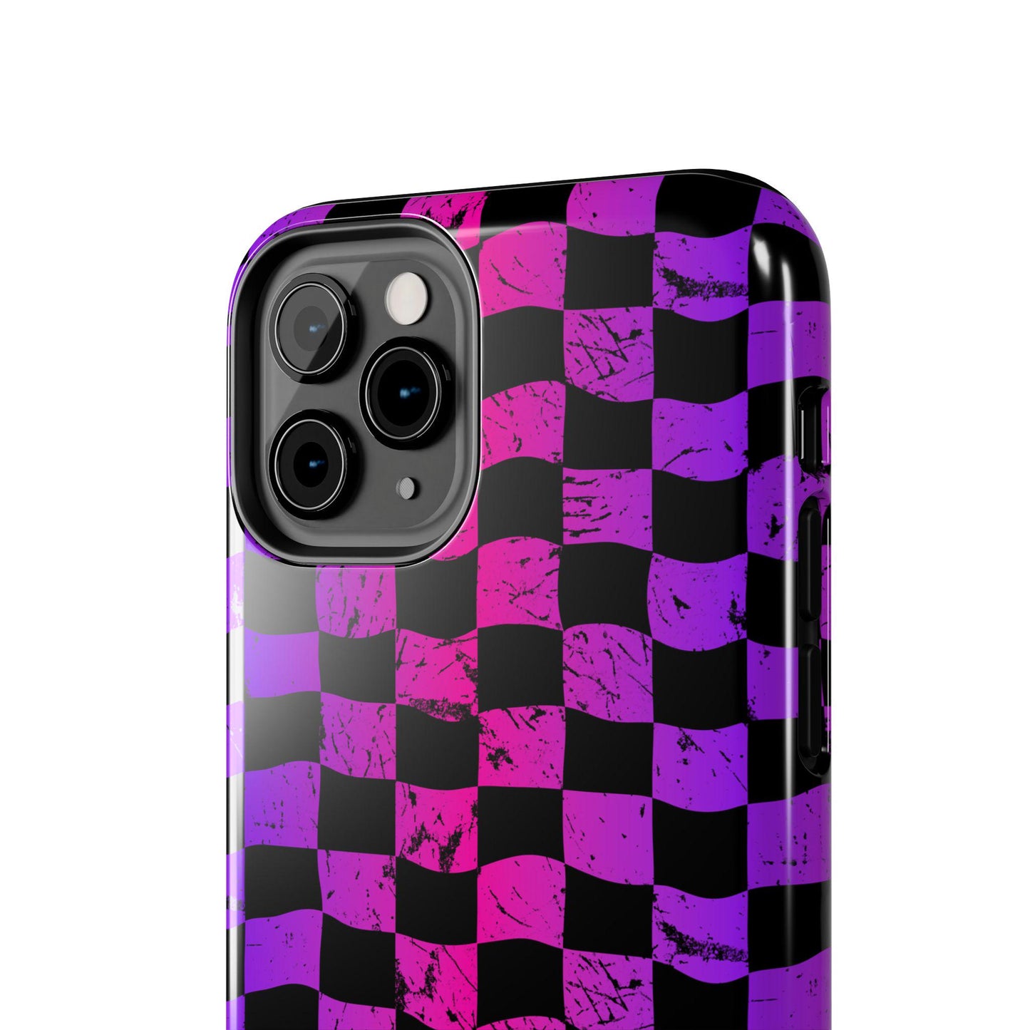 Rainbow Checkered iPhone Case | Tough Phone Case