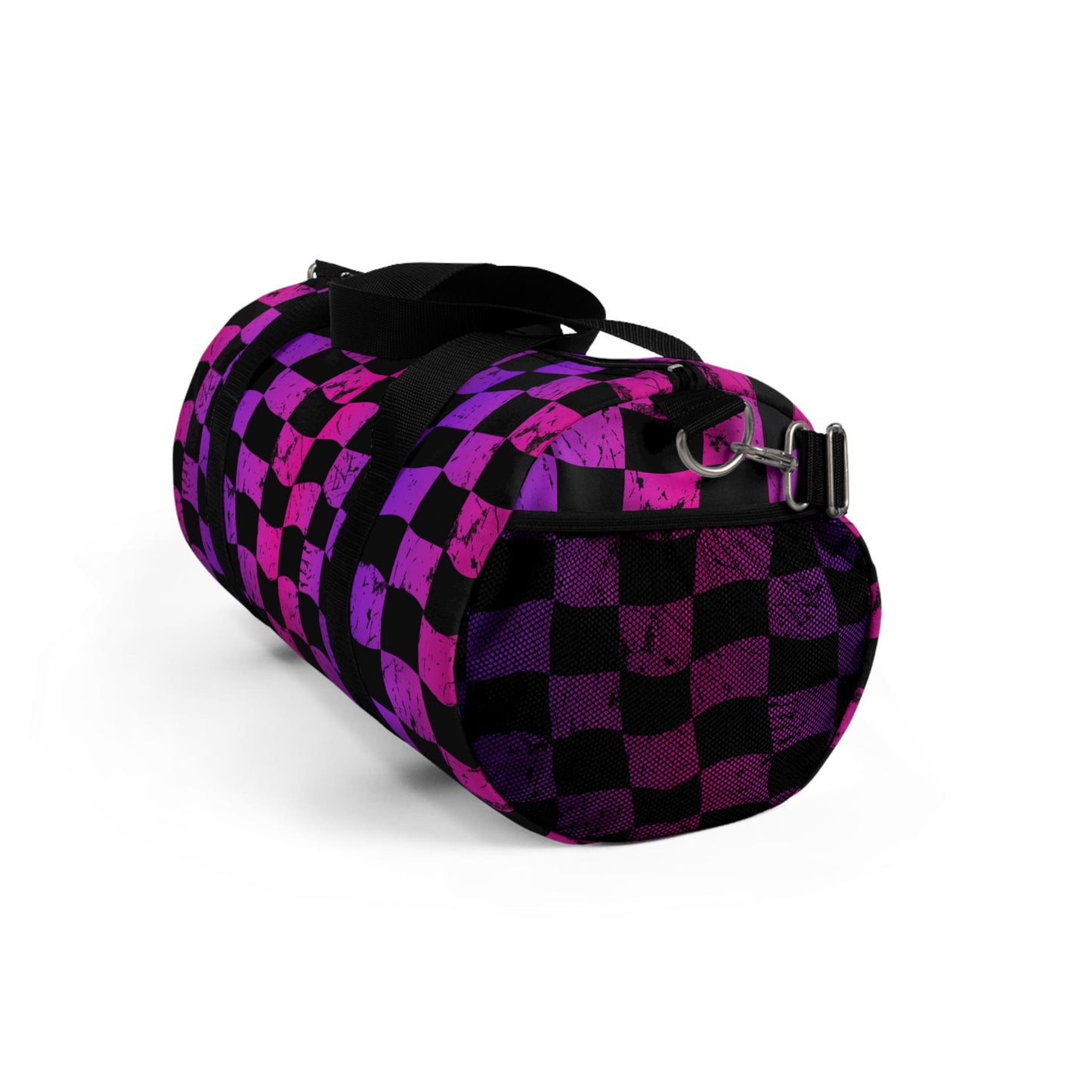 Hellfire BMX Rainbow Check Duffel Bag | Skate Travel Gear