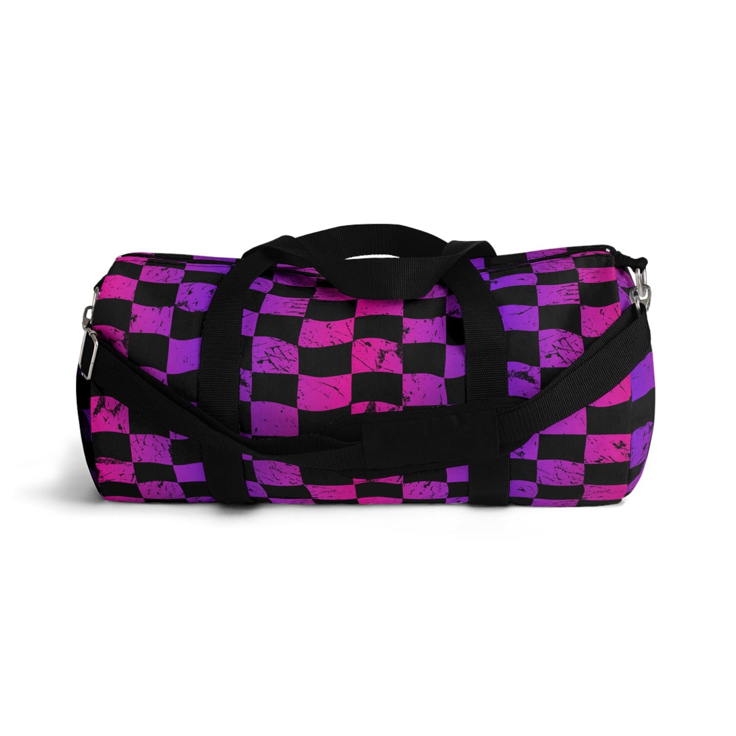 Hellfire BMX Rainbow Check Duffel Bag | Skate Travel Gear