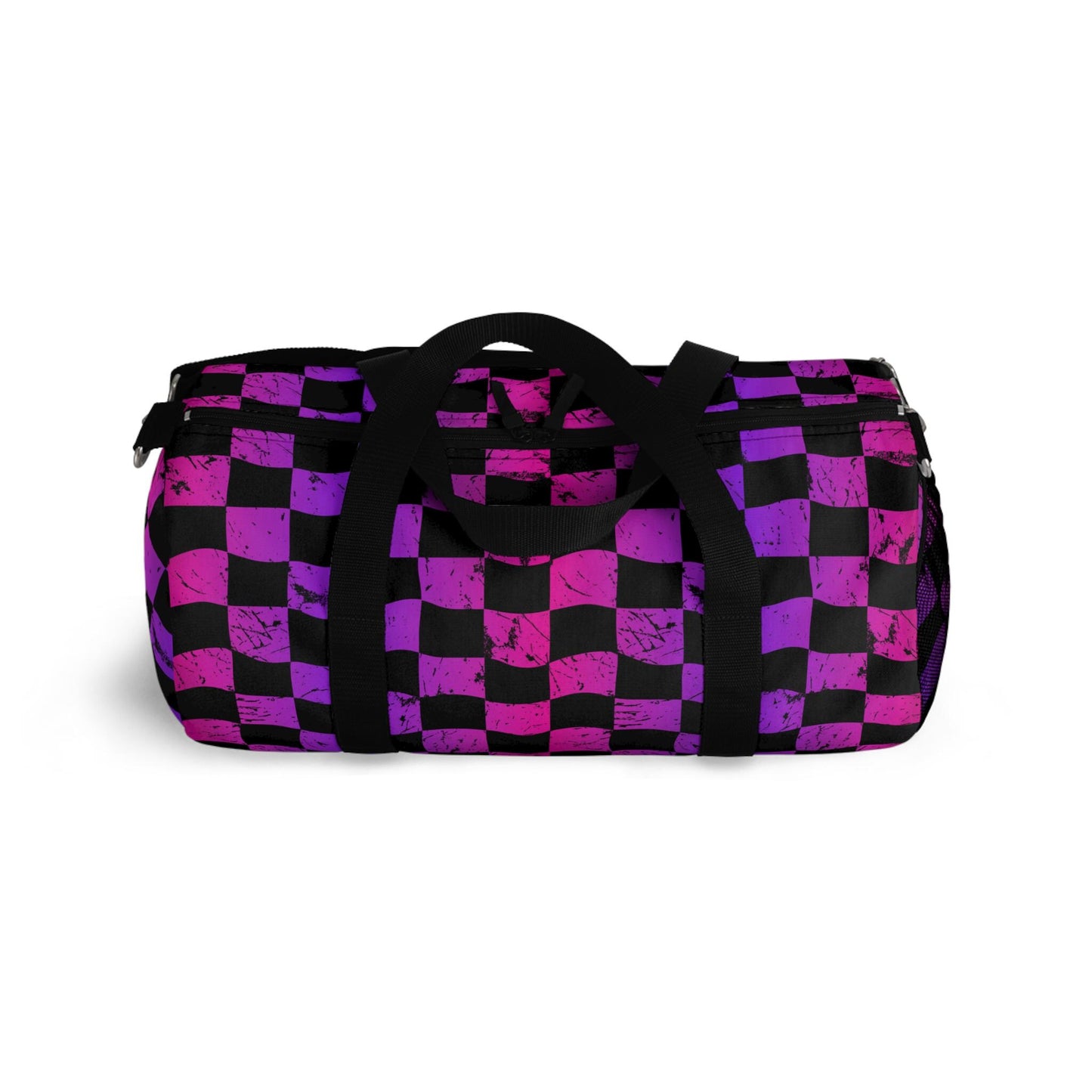 Hellfire BMX Rainbow Check Duffel Bag | Skate Travel Gear