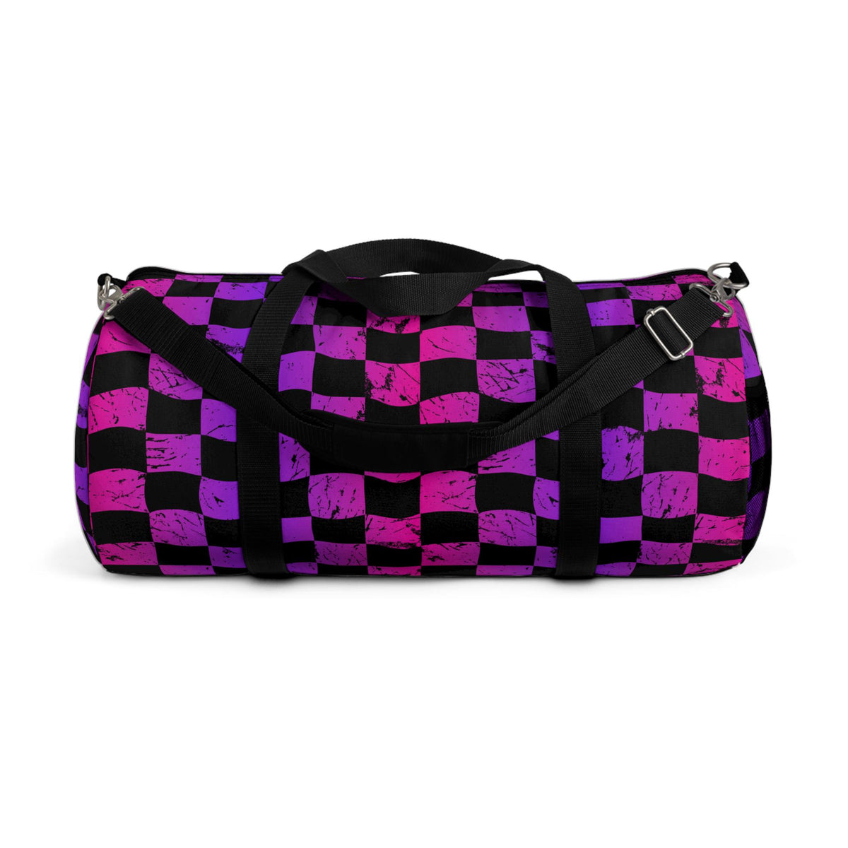 Hellfire BMX Rainbow Check Duffel Bag | Skate Travel Gear