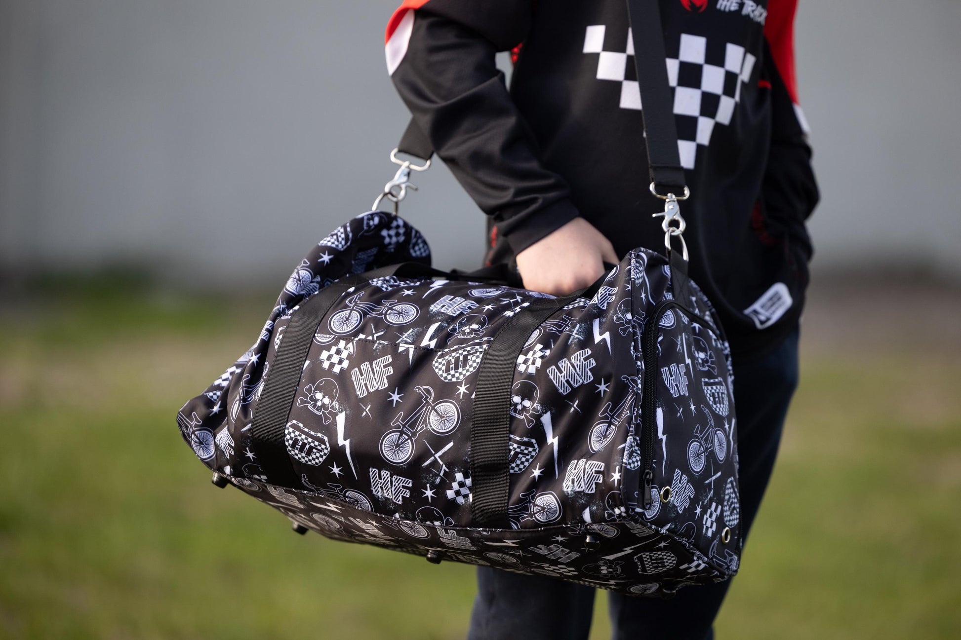 PRE-ORDER BMX Racing Duffle Bag - Hellfire bmx