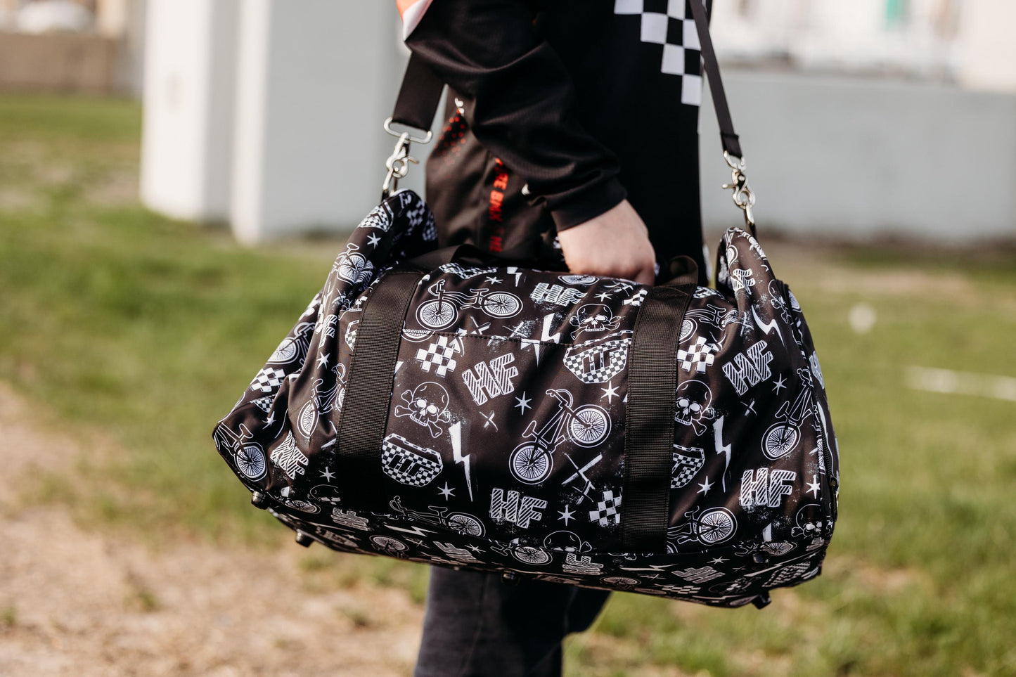 PRE-ORDER BMX Racing Duffle Bag - Hellfire bmx