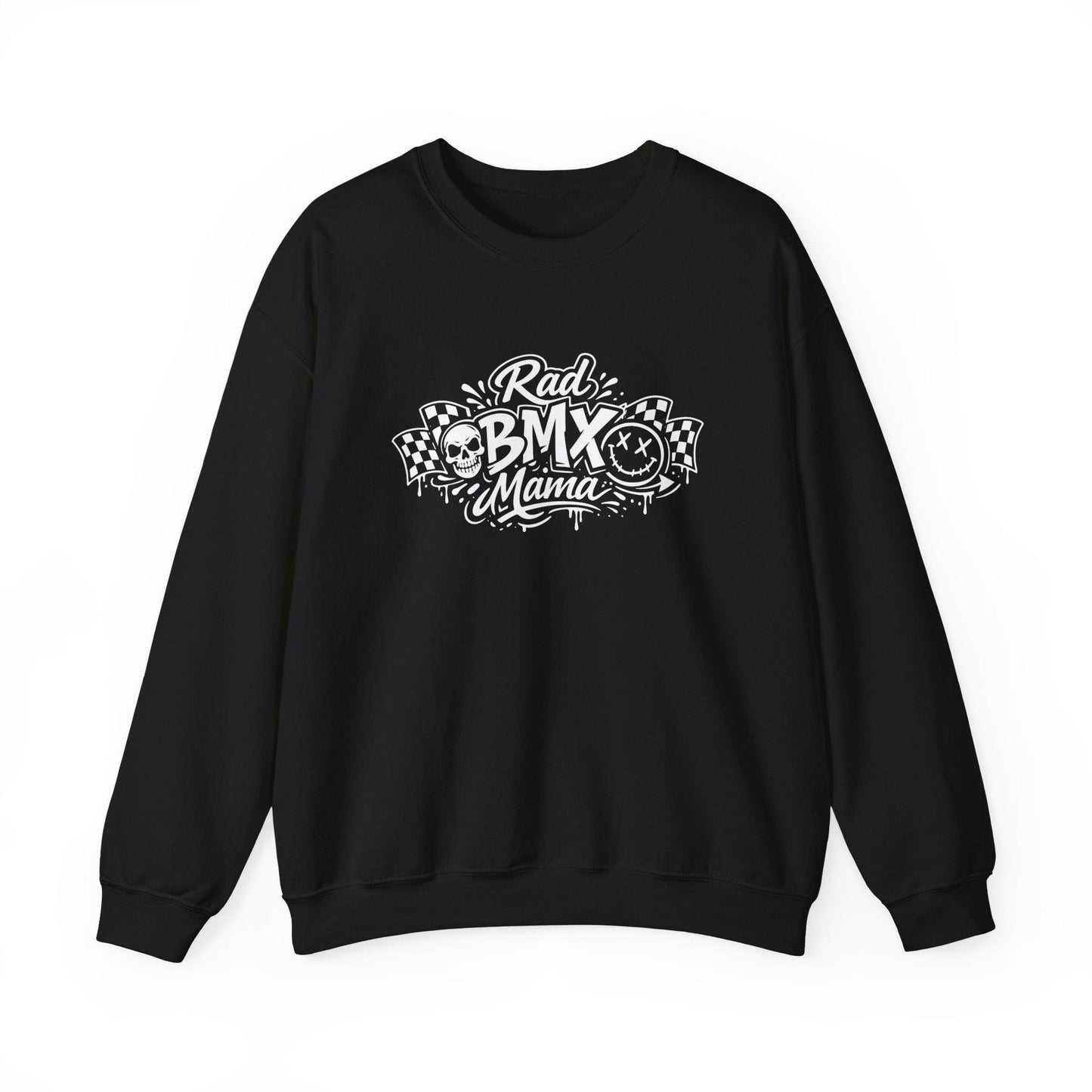Rad BMX Mama Heavy Blend™ Crewneck Sweatshirt - Hellfire Bmx