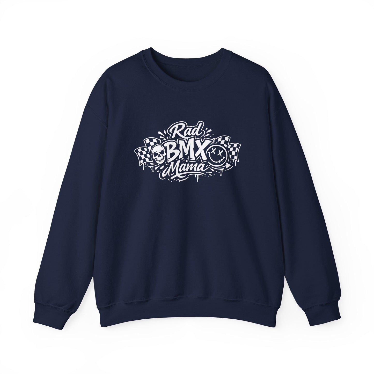Rad BMX Mama Heavy Blend™ Crewneck Sweatshirt - Hellfire Bmx