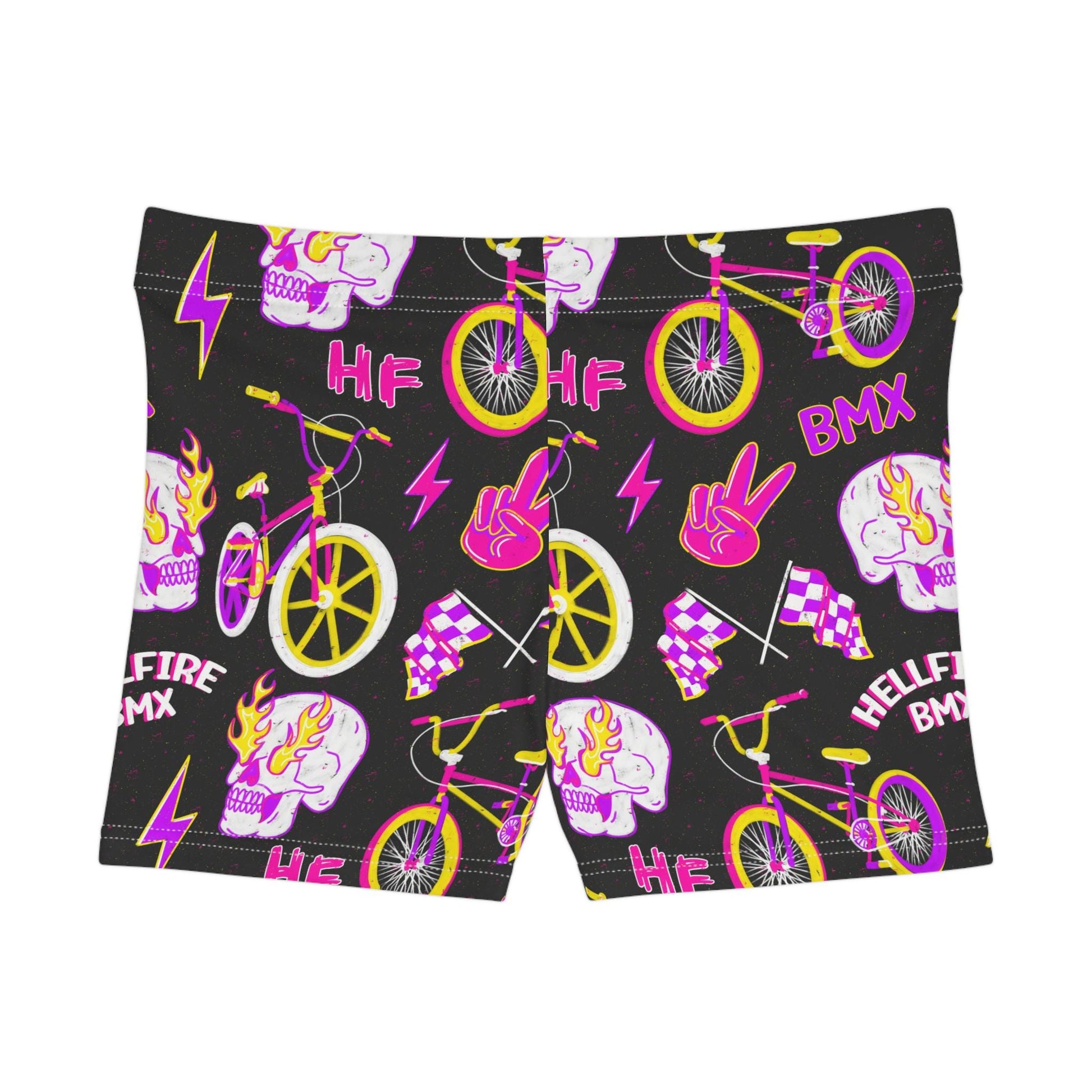 Rad Vibes Pink Hellfire BMX Women's Shorts