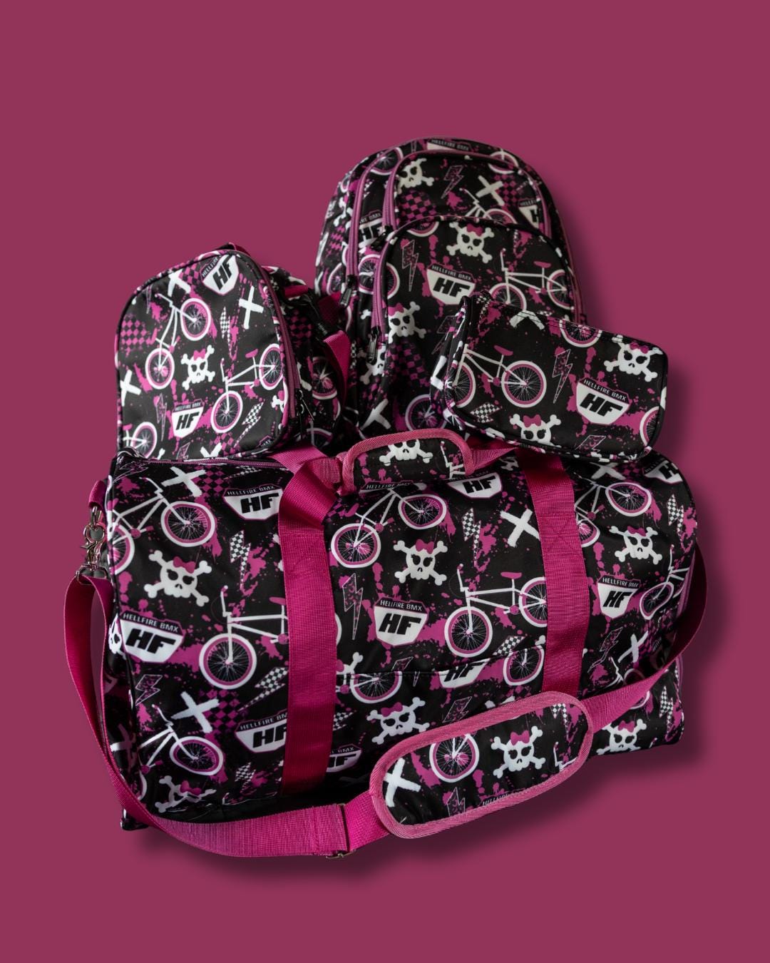 PRE-ORDER BMX Racing Duffle Bag - Hellfire bmx