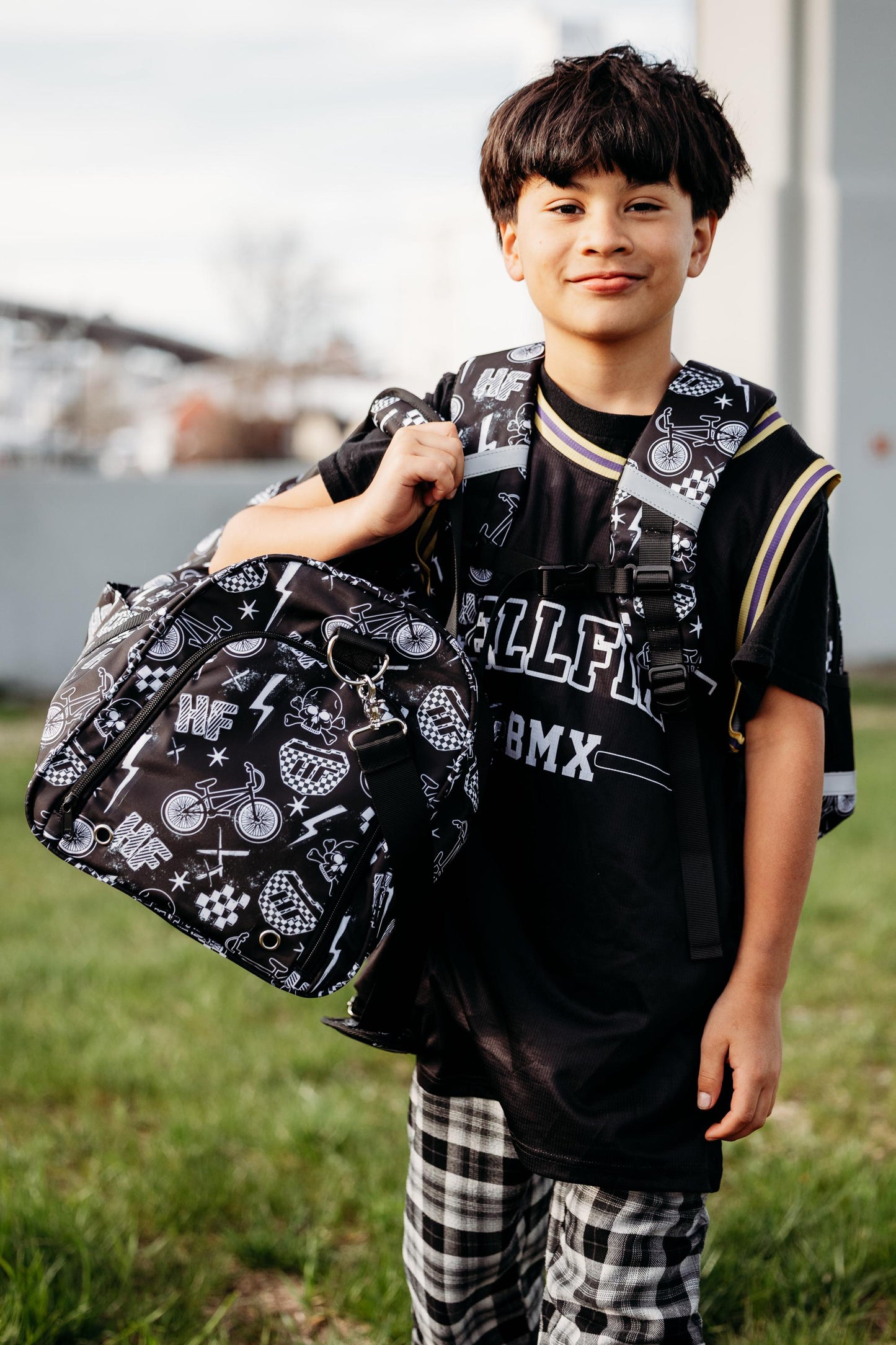 PRE-ORDER BMX Racing Duffle Bag - Hellfire bmx