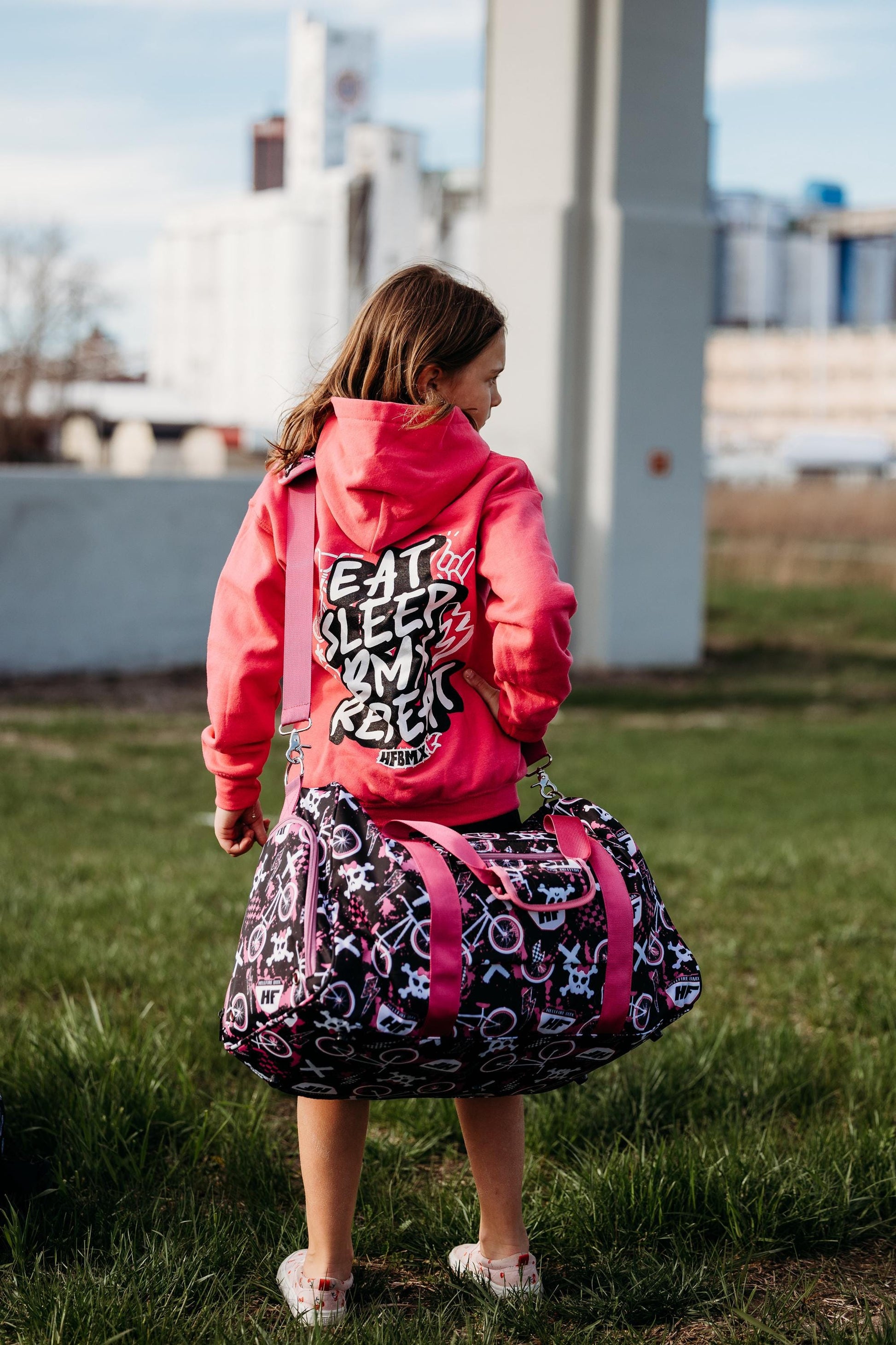 PRE-ORDER BMX Racing Duffle Bag - Hellfire bmx