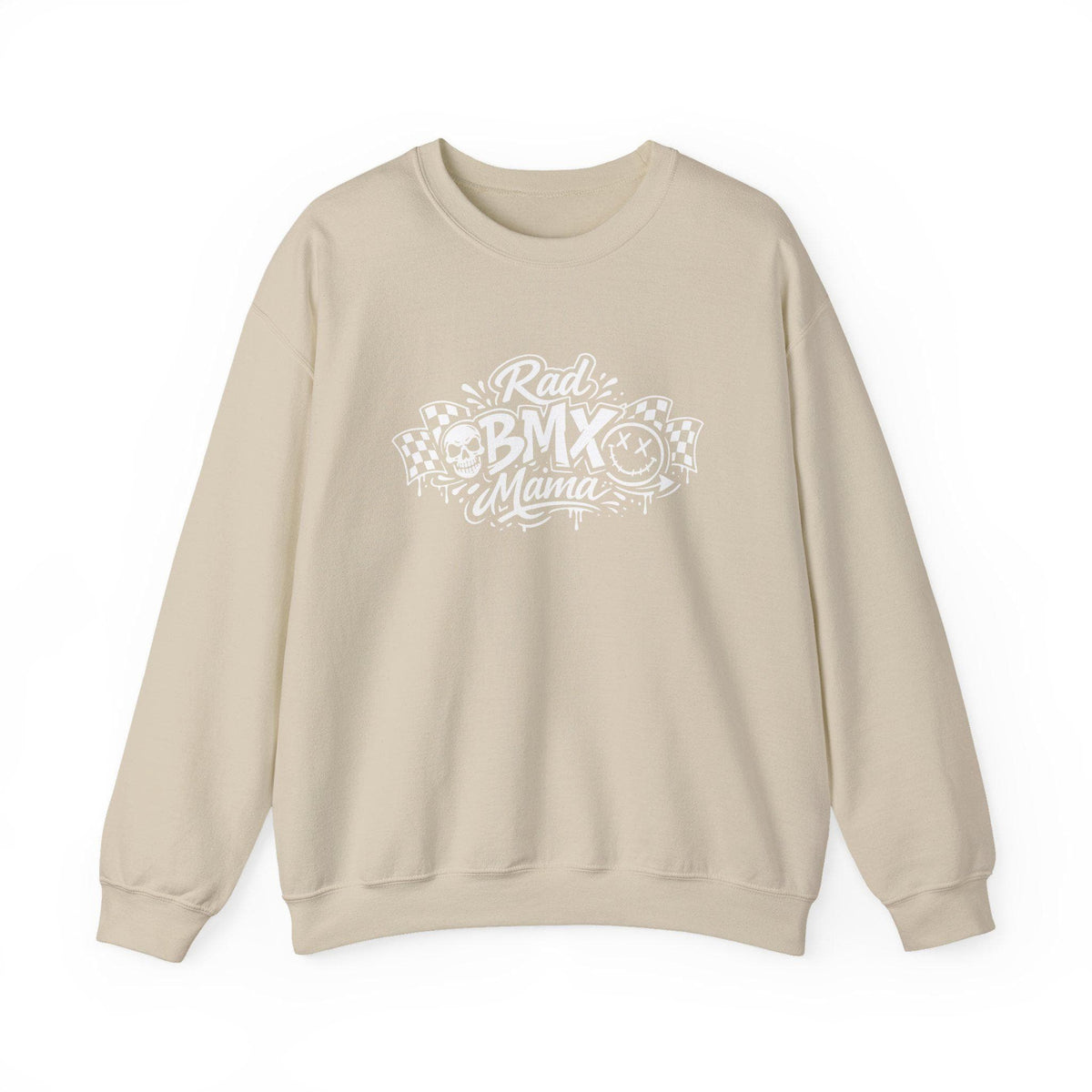 Rad BMX Mama Heavy Blend™ Crewneck Sweatshirt - Hellfire Bmx