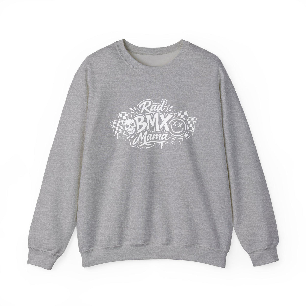 Rad BMX Mama Heavy Blend™ Crewneck Sweatshirt - Hellfire Bmx