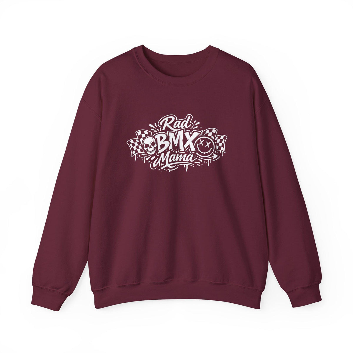 Rad BMX Mama Heavy Blend™ Crewneck Sweatshirt - Hellfire Bmx
