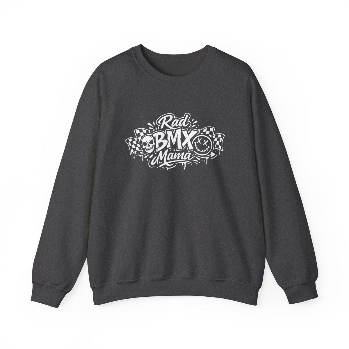 Rad BMX Mama Heavy Blend™ Crewneck Sweatshirt - Hellfire Bmx