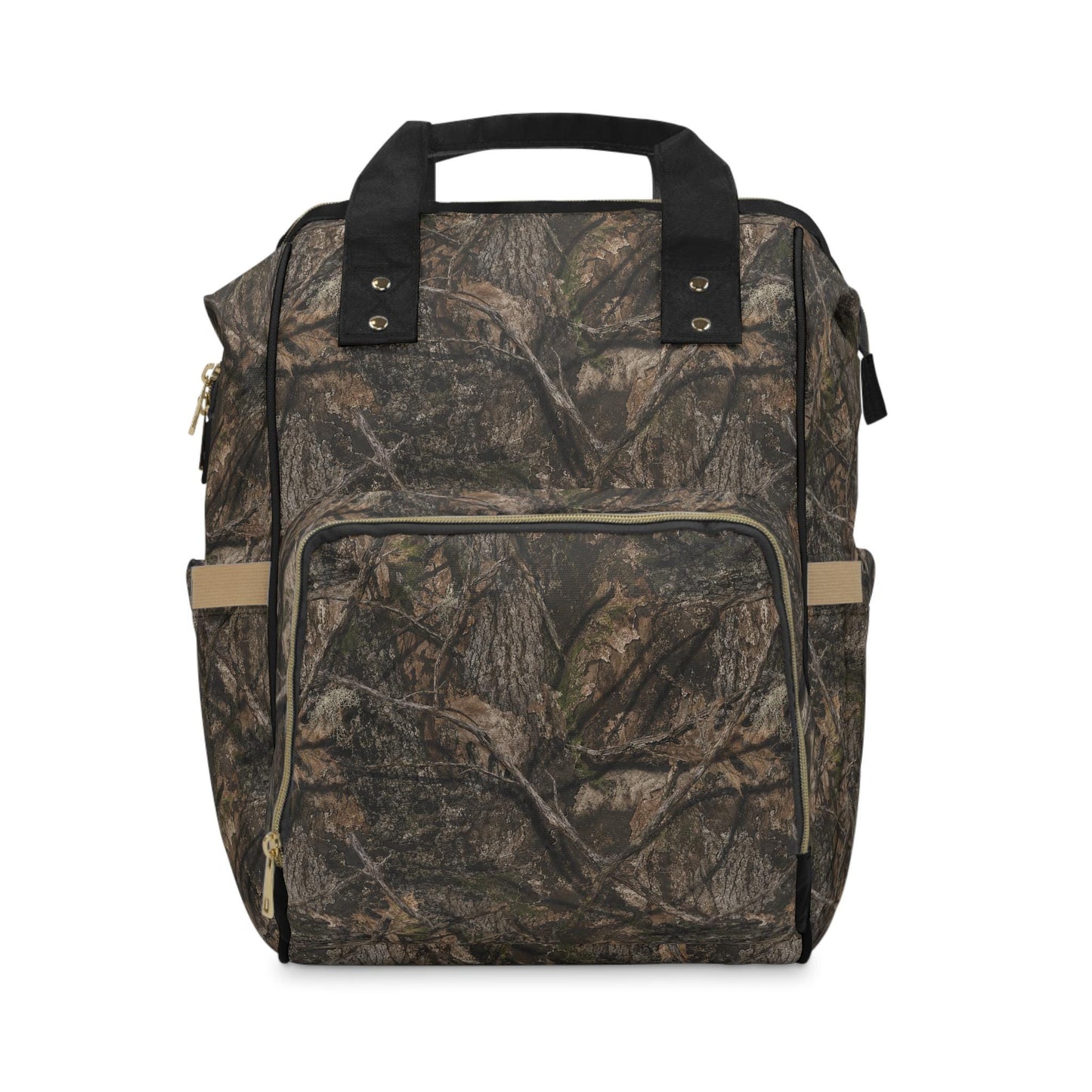 Tree Camo All-Over Print Multifunctional Diaper Backpack