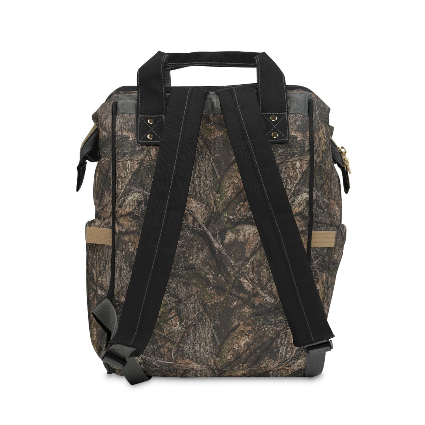 Tree Camo All-Over Print Multifunctional Diaper Backpack